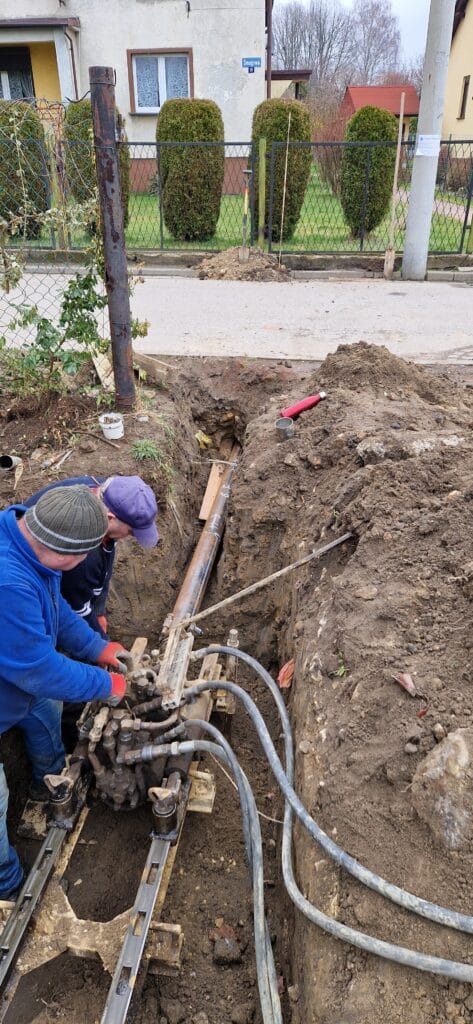 Prace wiertnicze TECHWIERT – przewierty horyzontalne bezwykopowe