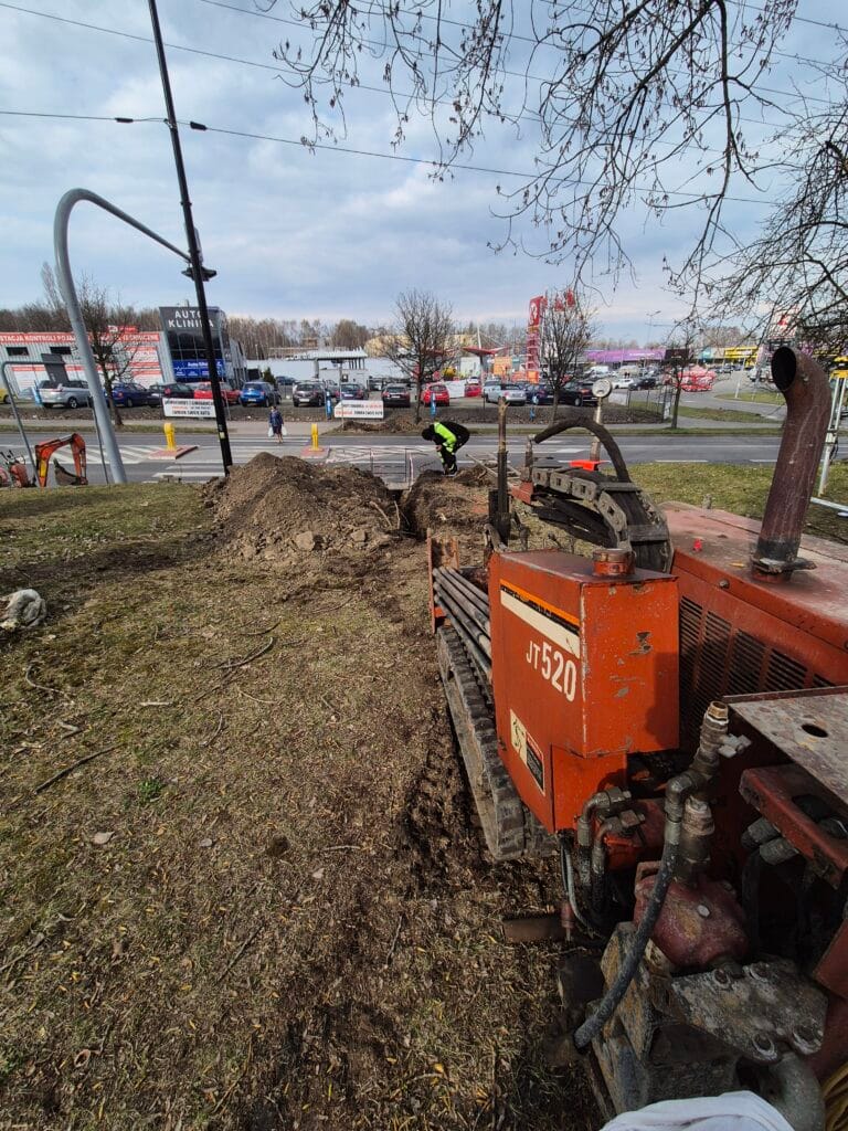 Prace wiertnicze TECHWIERT – przewierty horyzontalne bezwykopowe